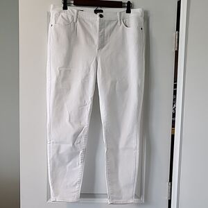 Talbots Crisp White Denim Pants